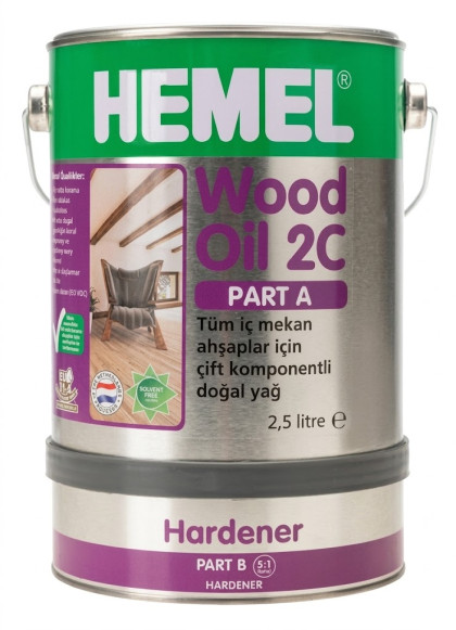 Масло для дерева двухкомпонентное HEMEL Wood Oil 2C
